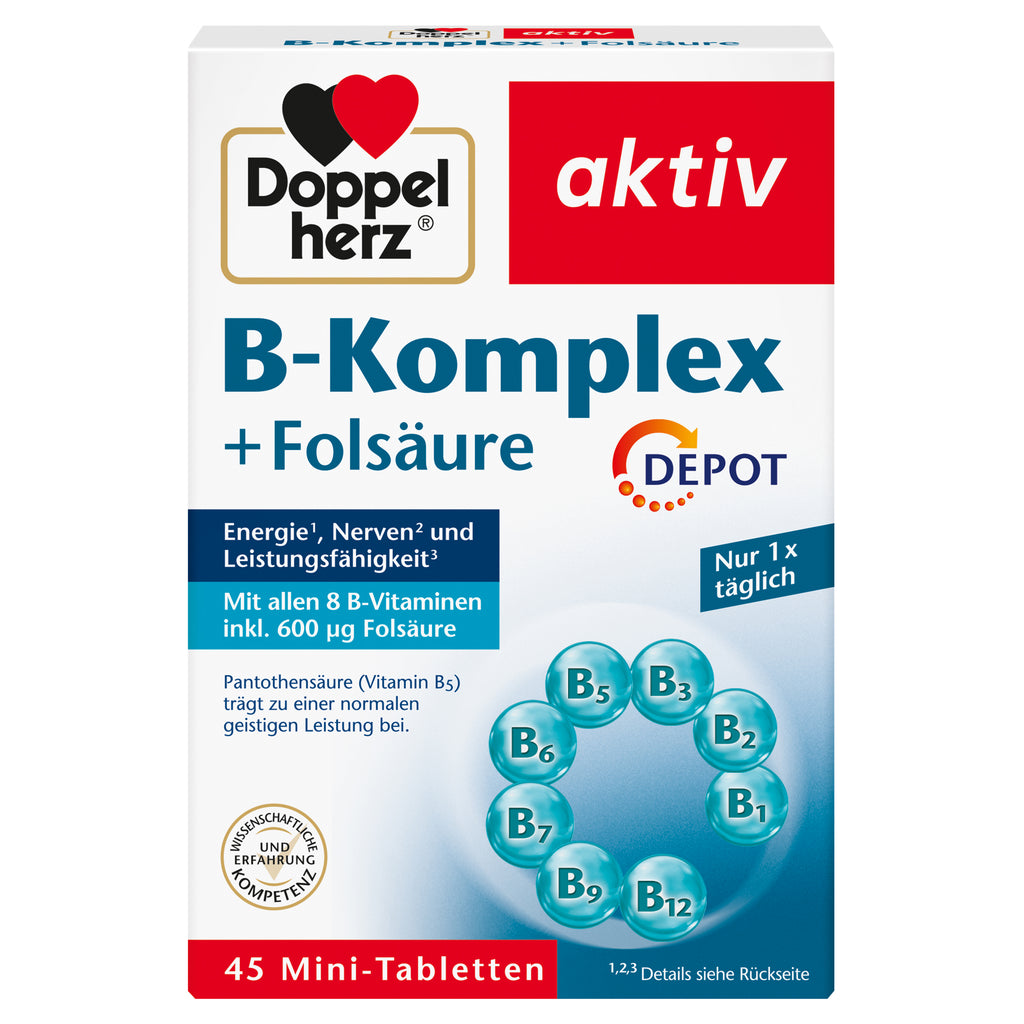 Doppelherz雙心 ・ 維他命B族釋緩片