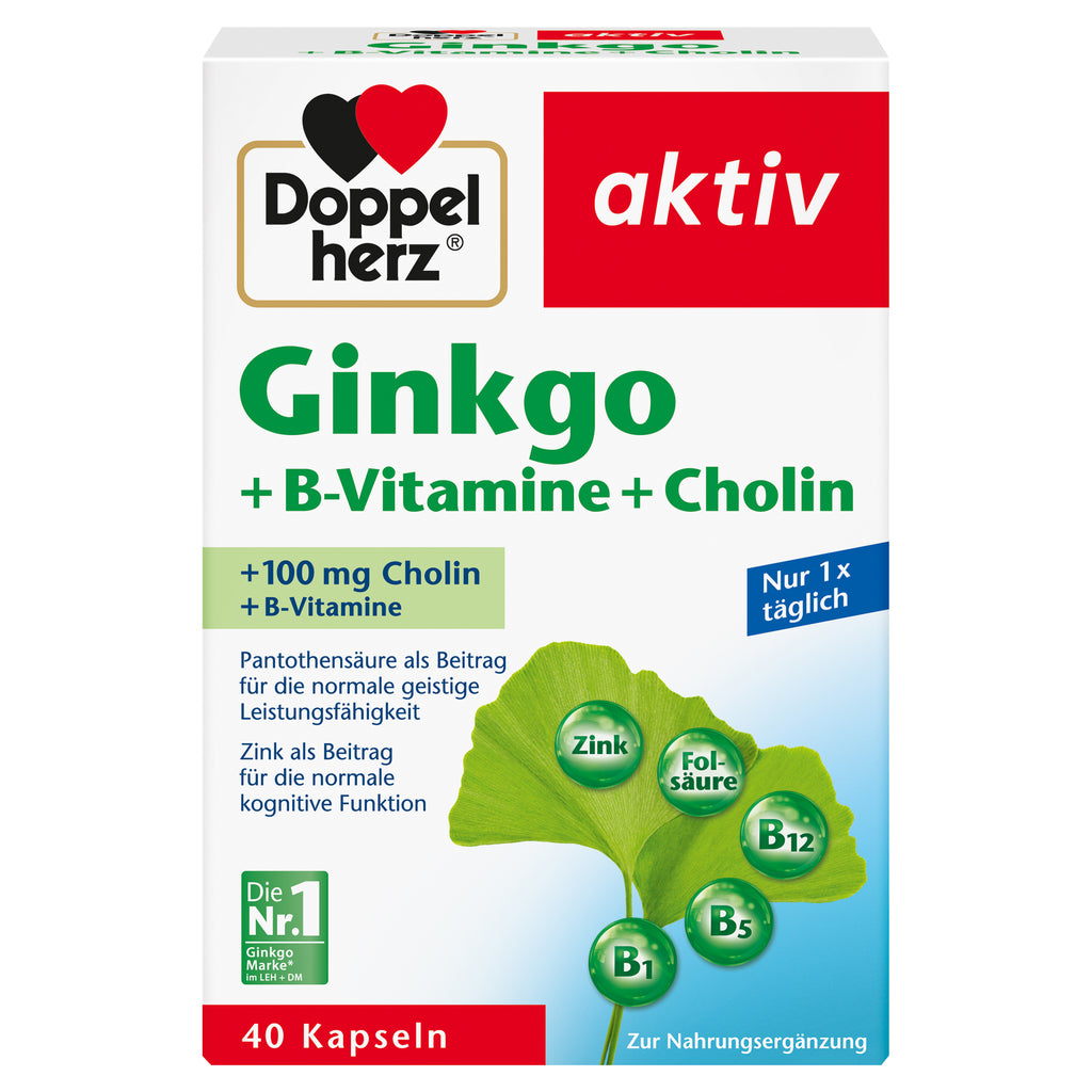 Doppelherz雙心 ・ 銀杏葉精華素膠囊
