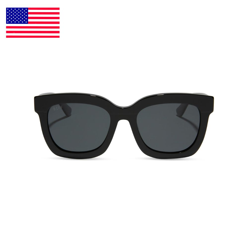 DIFF CARSON 黑色偏光太陽眼鏡