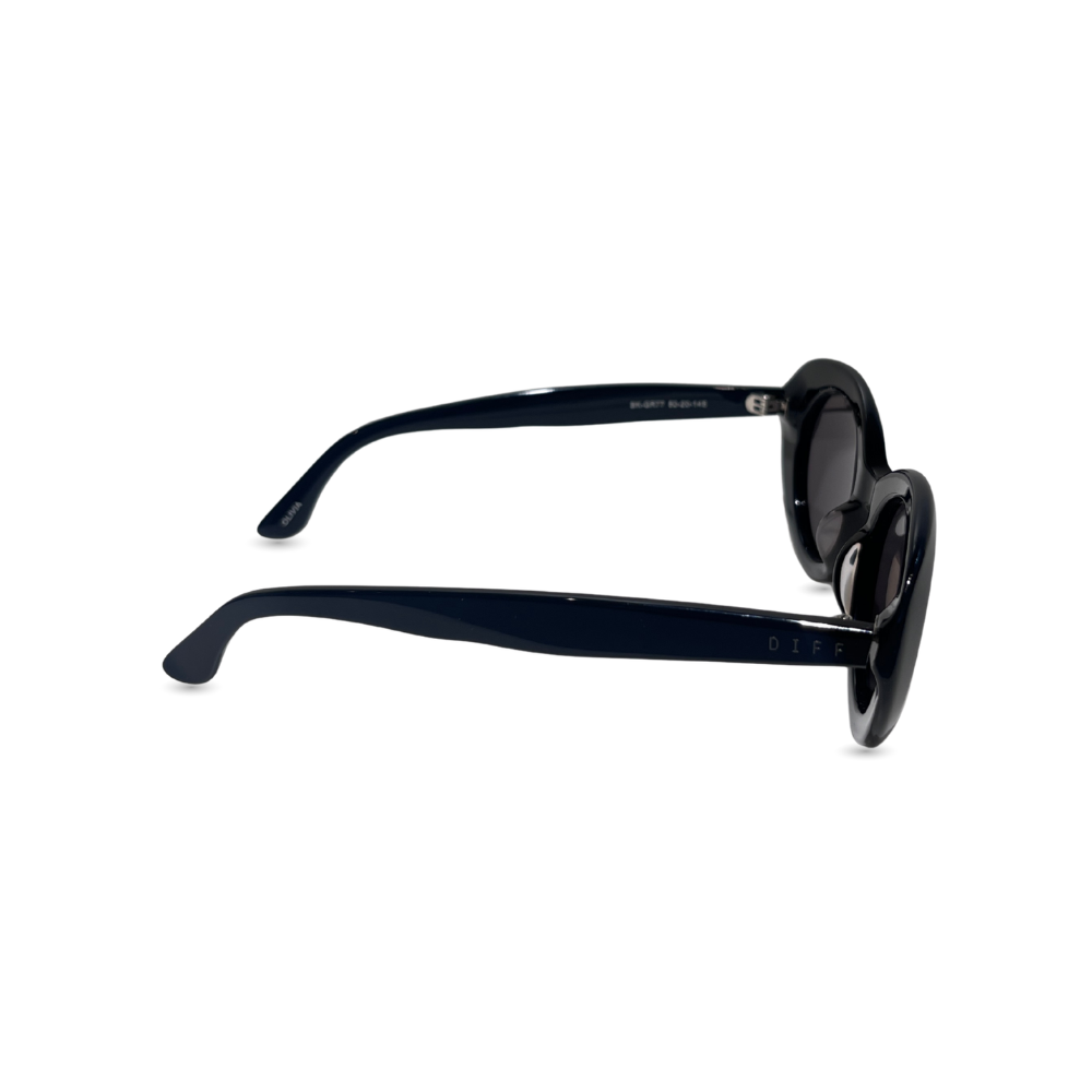 DIFF OLIVIA 貓眼形太陽眼鏡 (黑色)