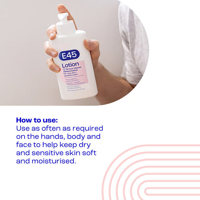 E45 保濕潤澤肌修乳 500ml
