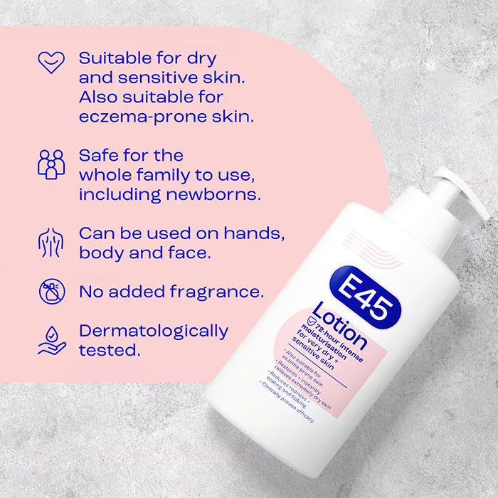 E45 保濕潤澤肌修乳 500ml