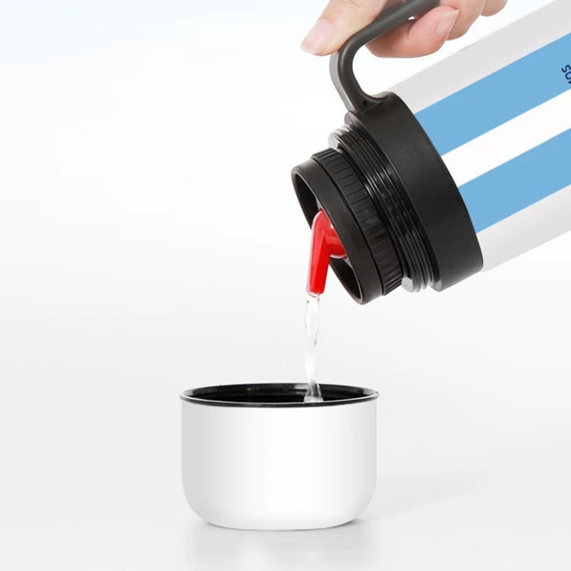 PLAYADITO 藍白10號保溫壺 1L