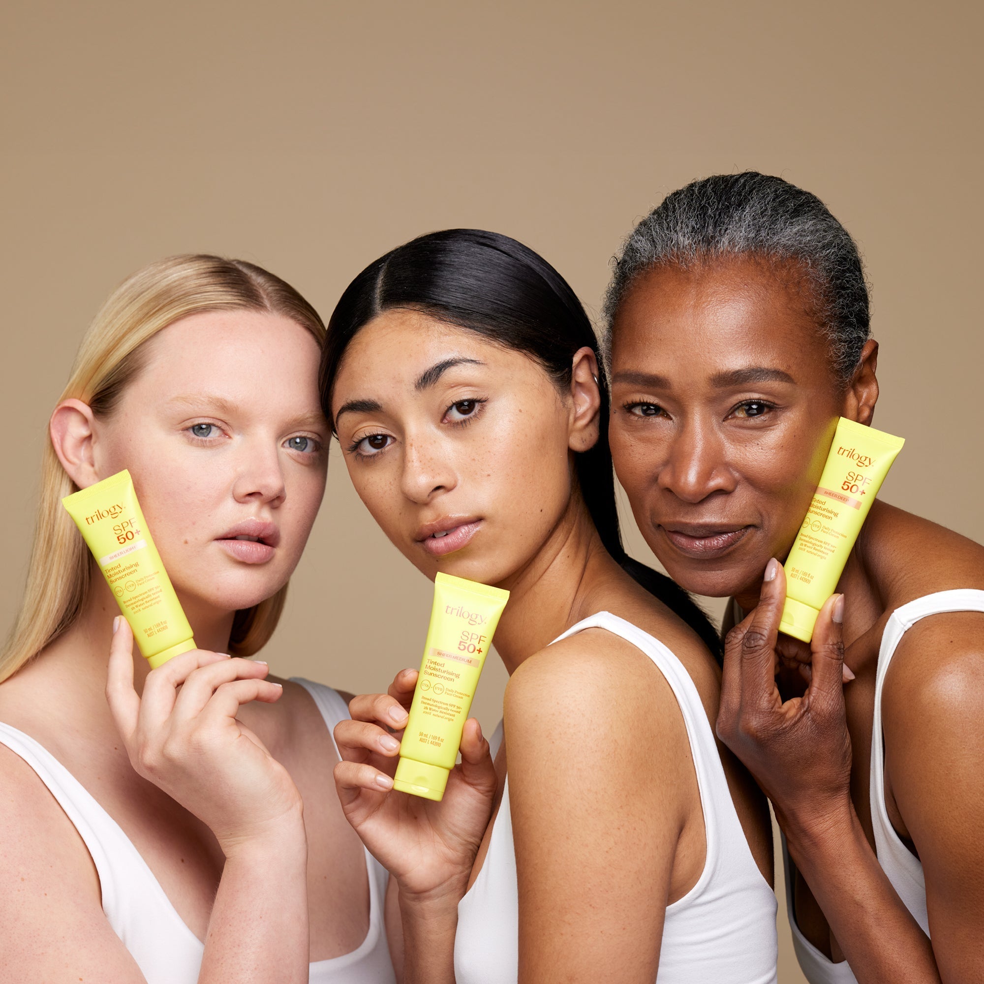 Trilogy 三色水感潤護防曬日霜 50毫升