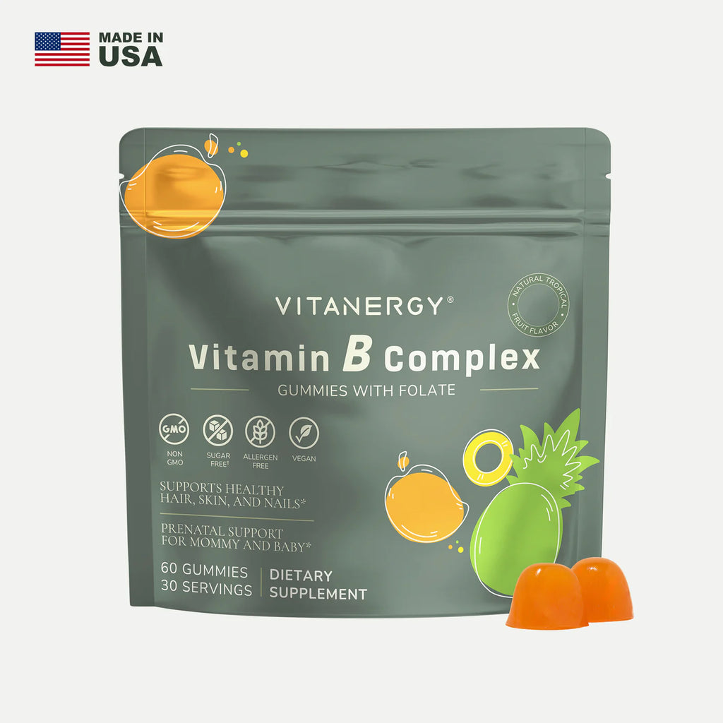 Vitanergy葉酸維生素B軟糖 (60粒)