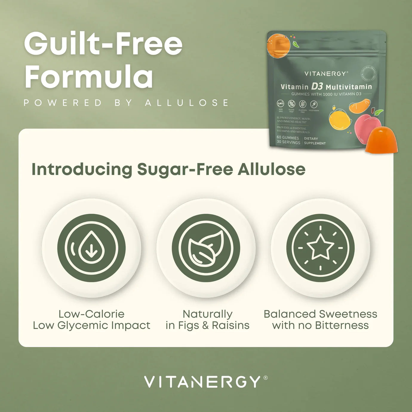 Vitanergy維生素D3軟糖 (60粒)